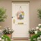 Smile Spring Wooden Wall Hanging – “Hello Spring” Mason Jar Floral Sign for Doors, Walls, Porch Décor & Seasonal Spring Gifts